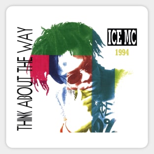 Ice mc - dance music 90s collector Sticker